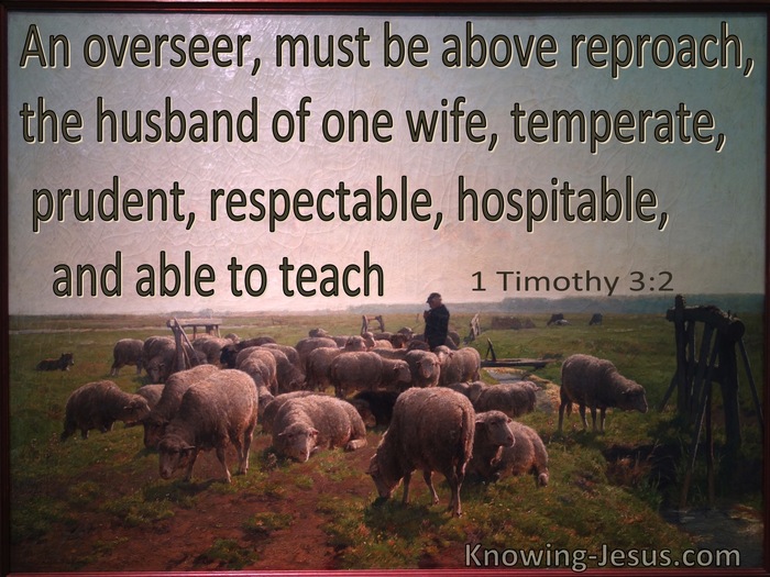 What Does 1 Timothy 32 Mean?